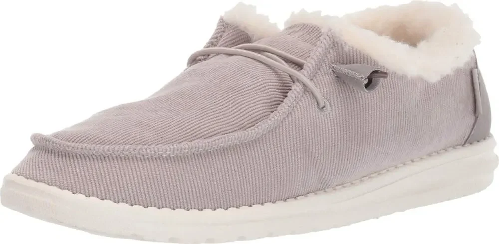 HEY DUDE WOMEN'S WENDY CHAMBRAY | WOMEN'S SHOES |GREY, 12, GREY, 10 UK